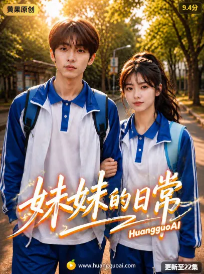 黄果短剧《妹妹的日常》青春日常作品海报
